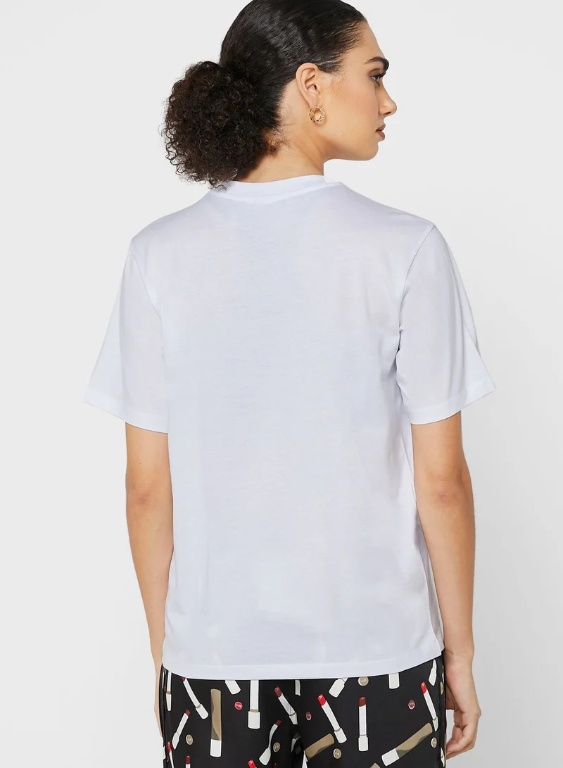 Victoria Beckham Crew Neck T-Shirt
