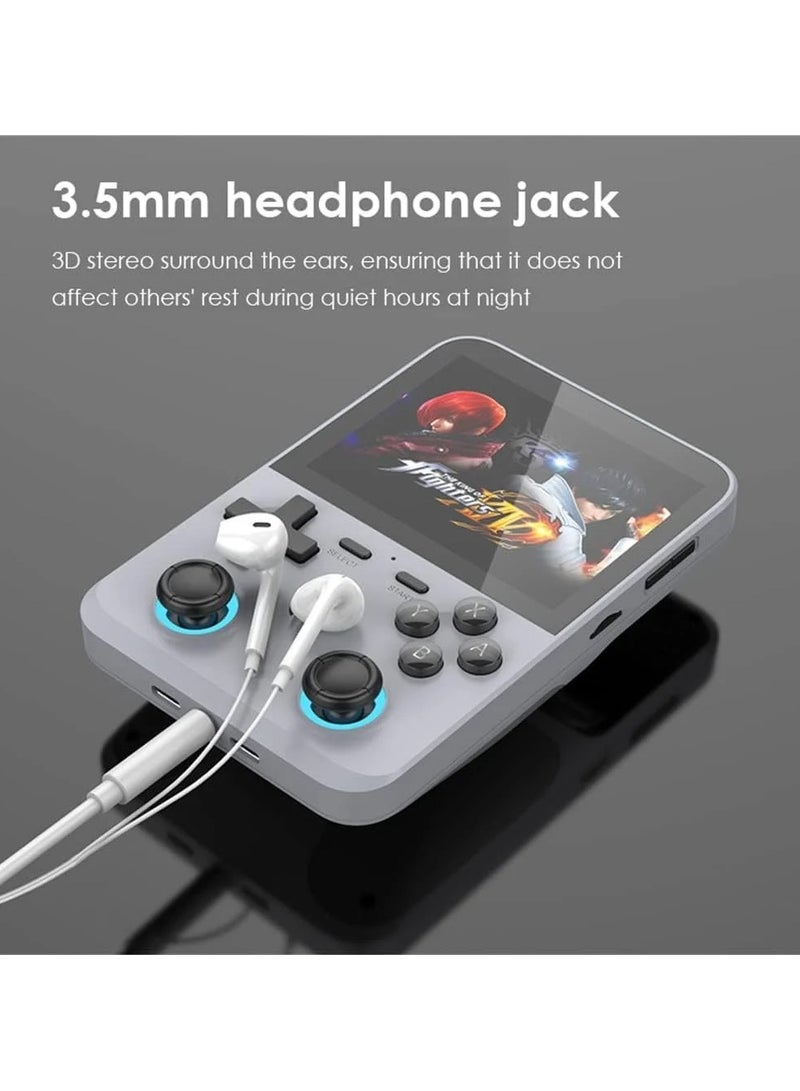 D007 Plus 3.5-Inch HD Screen Handheld Retro Arcade Game Console with 10000+ Games - Grey - Image 2