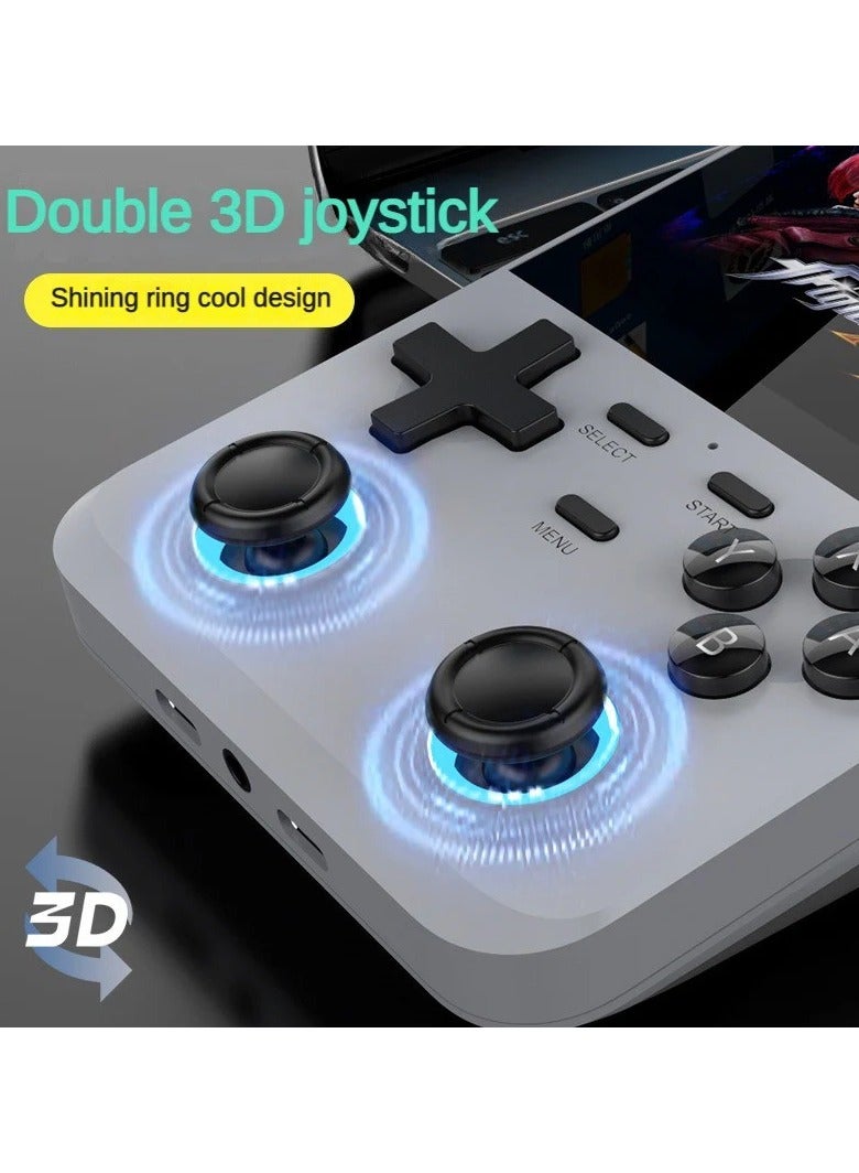 D007 Plus 3.5-Inch HD Screen Handheld Retro Arcade Game Console with 10000+ Games - Grey - Image 3