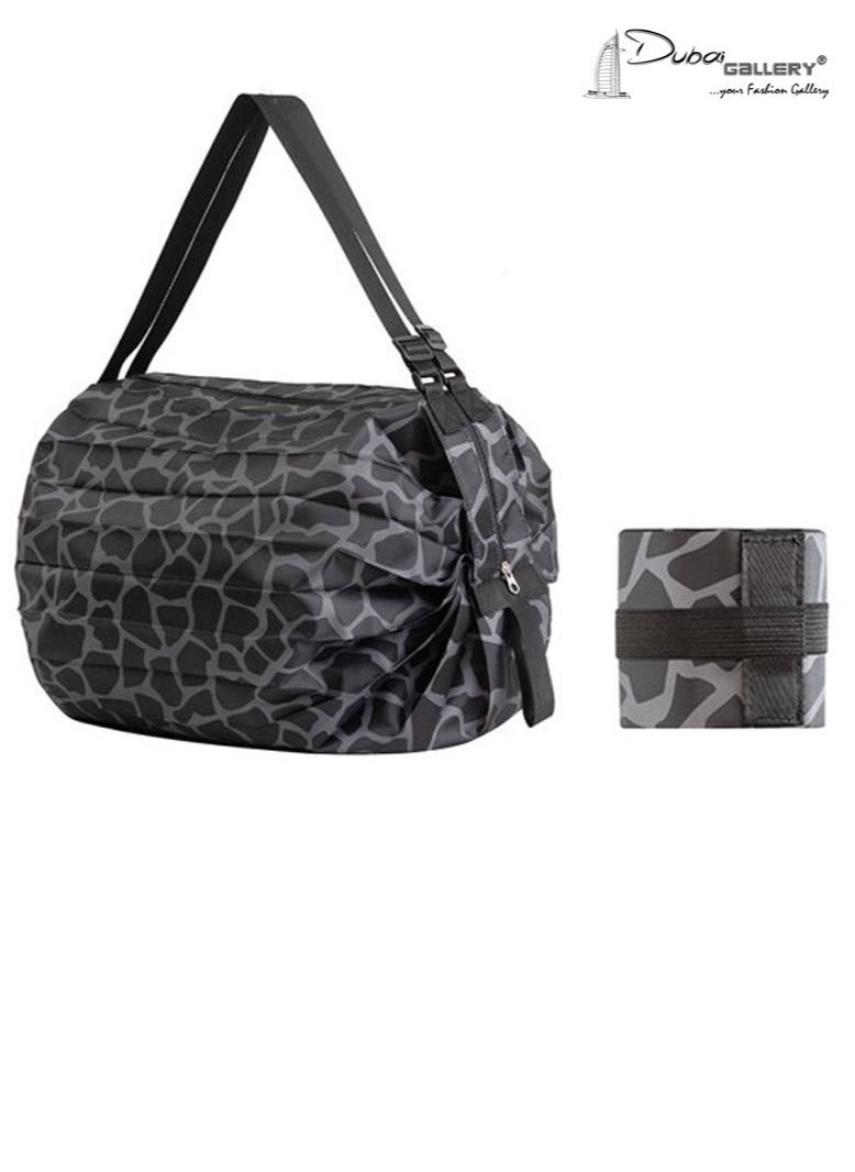 Reusable Foldable Shopping Bag Or Beach bag Or Reusable Folding Pouch Travel Bag, Waterproof Outdoor Large Capacity Portable Grocery Bag