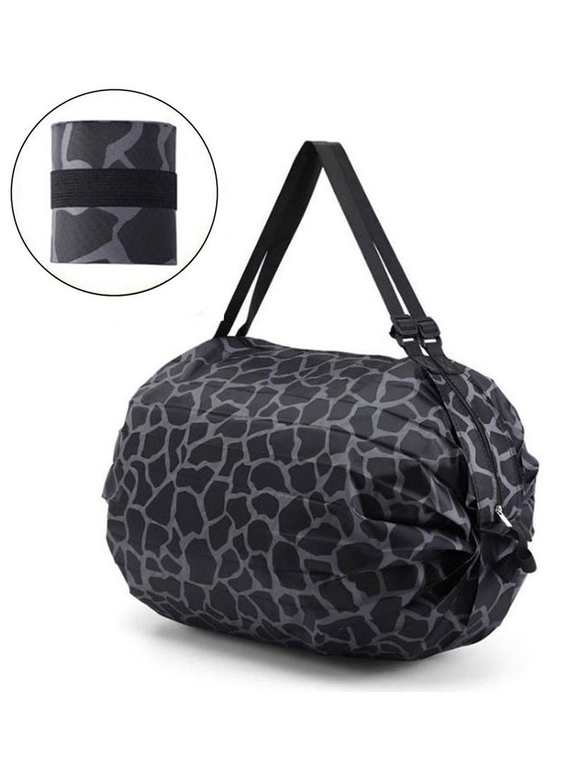 Reusable Foldable Shopping Bag Or Beach bag Or Reusable Folding Pouch Travel Bag, Waterproof Outdoor Large Capacity Portable Grocery Bag