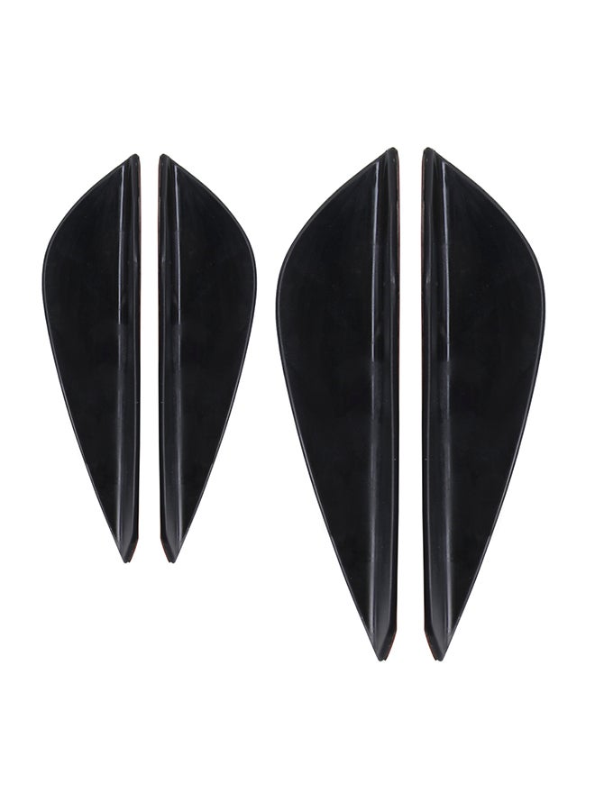 Loquat 2-Pair Car Side Light Frame Decoration Stick Cover - Image 1