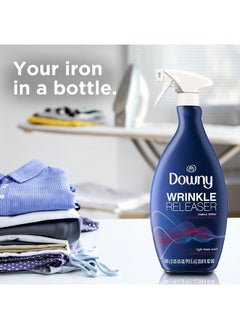 Downy Wrinkle Releaser Spray, All In One Formula, Removes Wrinkles, Static and Odor Eliminator, Light Fresh Scent, 33.8 Fl Oz, Pack of 2 (Packaging May Vary)  - Image 2