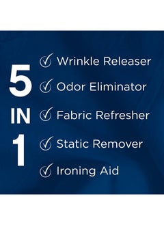 Downy Wrinkle Releaser Spray, All In One Formula, Removes Wrinkles, Static and Odor Eliminator, Light Fresh Scent, 33.8 Fl Oz, Pack of 2 (Packaging May Vary)  - Image 4