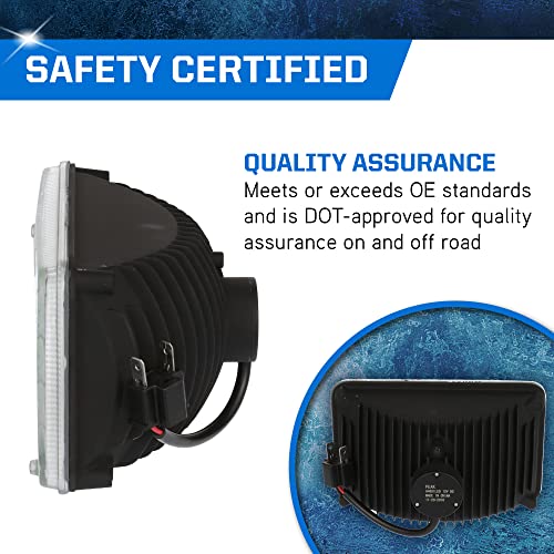 PEAK H4651 مصباح أمامي LED مغلق 6000K - Image 3