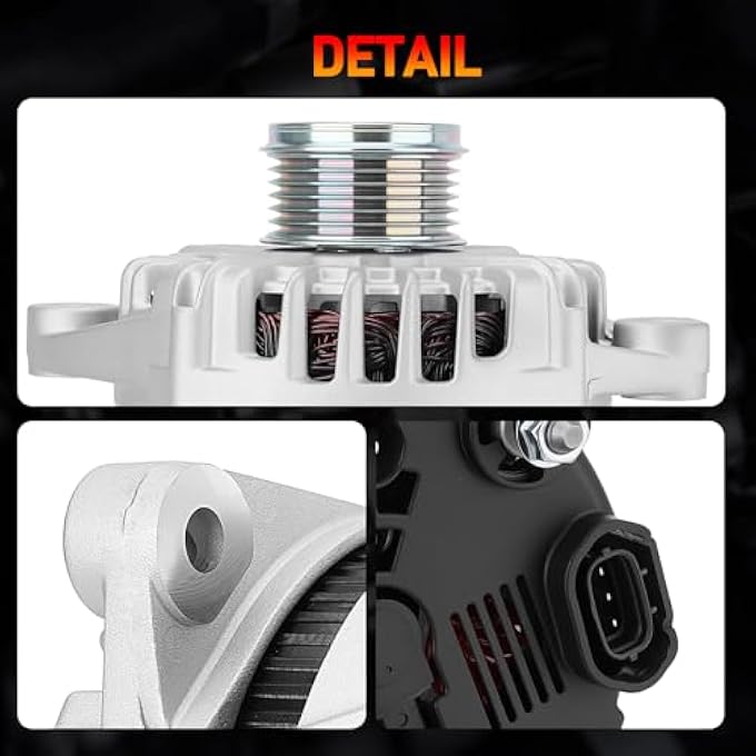 GDUKOP Alternator 12V 150A Compatible with Hyundai Santa Fe Sport 2013-2016 Sonata 2014 Kia Sorento 2012-2014 Optima 2014-2015 L4 2.0L 2.4L Replace# 37300-2G800 37300-2G850 37300-2G855 37300-2G950 - Image 5