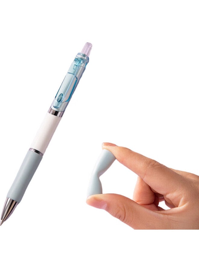 Deli 0.5Mm Retractable Gel Pen, 4 Colors, Stylish Soft Rubber Grip, Black, 12 Pens/Box - Image 2