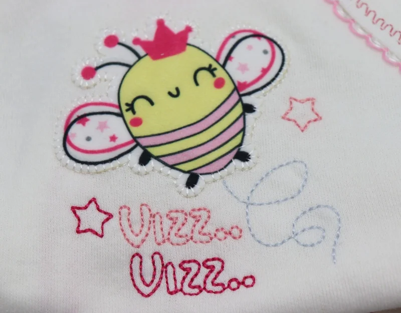 Hopipop Hospital Released Newborn Baby Cotton Printed 5-Piece Combination