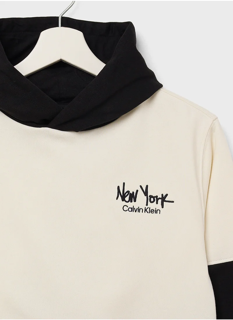 Calvin Klein Jeans Youth Colorblock Hoodie