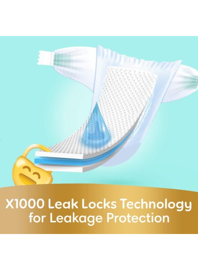 بامبرز حفاضات عناية مميزة، مقاس 1، المولود الجديد للأطفال بوزن 2 إلى 5 كجم، أنعم حفاضات وأفضل حماية للبشرة، 168 حفاض للأطفال - Image 5