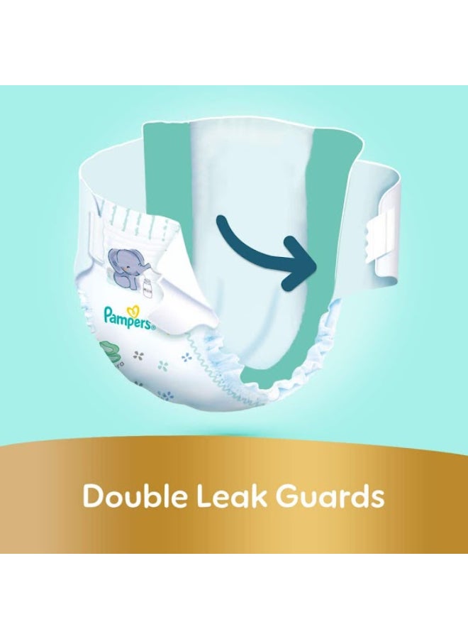 بامبرز حفاضات عناية مميزة، مقاس 1، المولود الجديد للأطفال بوزن 2 إلى 5 كجم، أنعم حفاضات وأفضل حماية للبشرة، 168 حفاض للأطفال - Image 4