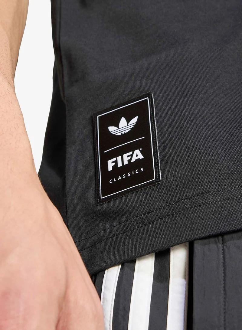 Adidas Originals BLACK Archive Football Graphic T-Shirt for Men | Best Price UAE