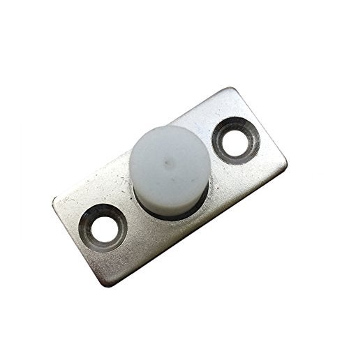 DEEKOUDT 2 Piece Sliding Barn Door Roller Guide, Nylon Guide Wheels Floor Rail Roller Flexible Heavy Duty Metal Hardware for Home Door Cabinets - Image 4
