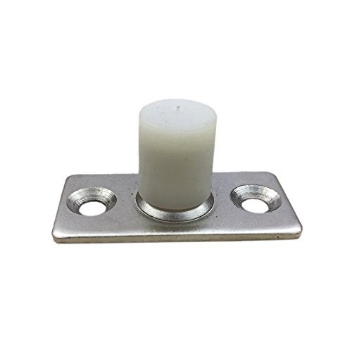 DEEKOUDT 2 Piece Sliding Barn Door Roller Guide, Nylon Guide Wheels Floor Rail Roller Flexible Heavy Duty Metal Hardware for Home Door Cabinets - Image 5