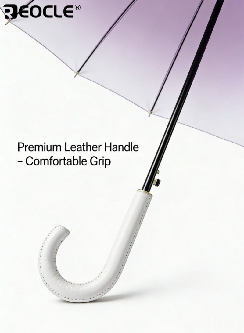 REOCLE Sun Protection Umbrella UPF 50+ Compact Folding Umbrella with Sleek Gradient Design All-Weather Umbrella for Daily Outdoor & Casual Use - Image 5