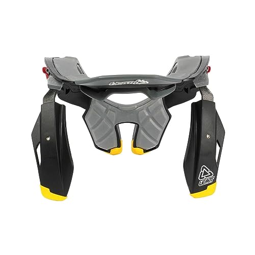LEATT Neck Brace STX Road #L/XL Blk/Grey/YEL - Image 3