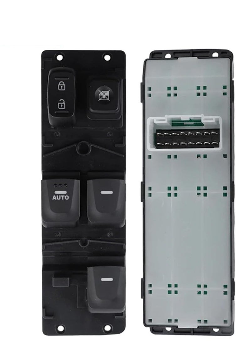 Generic Car Electric Power Window Switch For Hyundai Veloster 1.6L 2012 2013 2014 2015 2016 2017 93570-2V000 Black Color  - Image 1