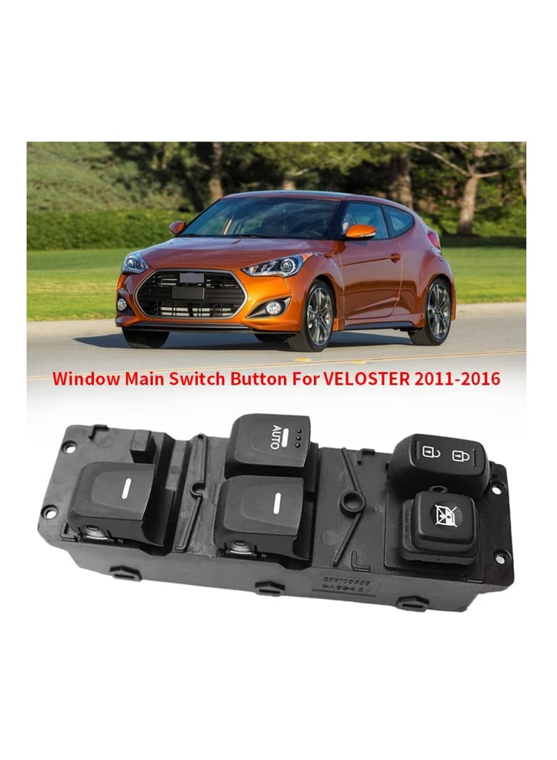 Generic Car Electric Power Window Switch For Hyundai Veloster 1.6L 2012 2013 2014 2015 2016 2017 93570-2V000 Black Color  - Image 3