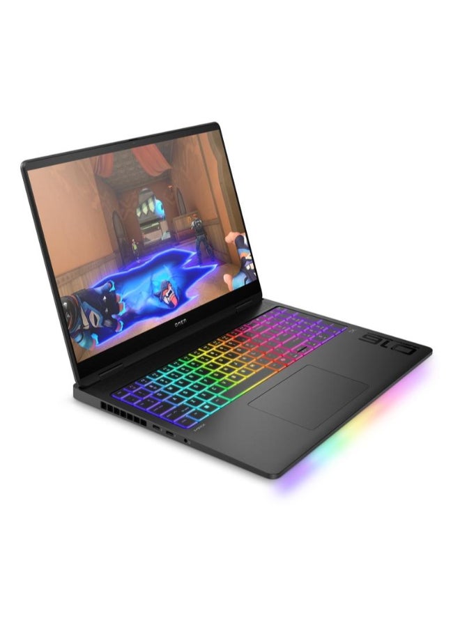 HP لابتوب الألعاب OMEN MAX 16-AH0006NE / شاشة 16 بوصة WQXGA 240Hz / معالج Intel Core Ultra 7-255HX / 32GB ذاكرة DDR5 RAM / 1TB SSD / 12GB NVIDIA GeForce RTX 5070 / ويندوز 11 هوم ظل أسود - Image 2