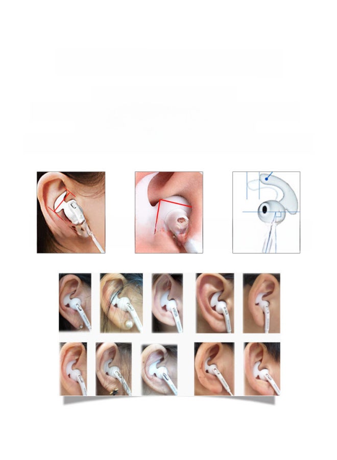 Bluetooth Headset Ear Hook Accessories C 5. 5MM 6mm Direct Silicone Earmuffs Ear Caps Multi-caliber-Color:Other Customized Colors-Model:EG03 - Image 5