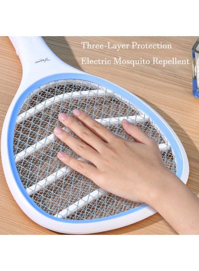 Y&D Handheld Bug Fly Zapper Electric Fly Killer Swatter 3000V Mosquito Bug Wasp Insect Fruit Fly Killer Zapper Swat Bat Racket Trap Indoor USB - Image 4