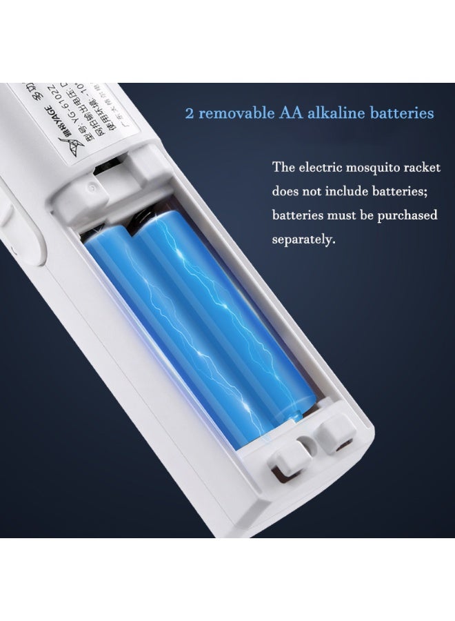 Y&D Handheld Bug Fly Zapper Electric Fly Killer Swatter 3000V Mosquito Bug Wasp Insect Fruit Fly Killer Zapper Swat Bat Racket Trap Indoor USB - Image 5