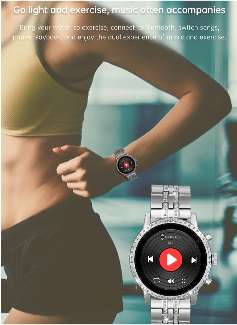 AROAQ - G12 Pro 1.52 Inch High Definition Round Screen Smart Watch Fully Functional NFC - Image 1