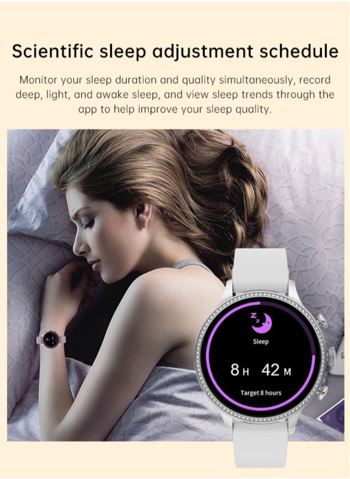 AROAQ - G12 Pro 1.52 Inch High Definition Round Screen Smart Watch Fully Functional NFC - Image 1
