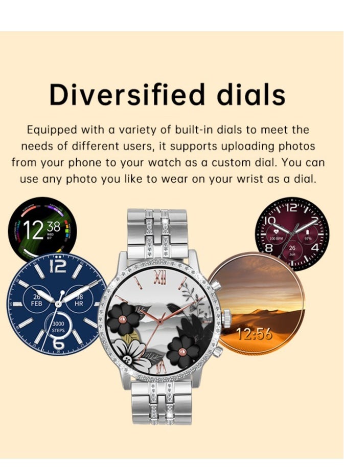AROAQ - G12 Pro 1.52 Inch High Definition Round Screen Smart Watch Fully Functional NFC - Image 1
