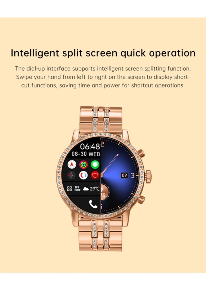 AROAQ - G12 Pro 1.52 Inch High Definition Round Screen Smart Watch Fully Functional NFC - Image 1