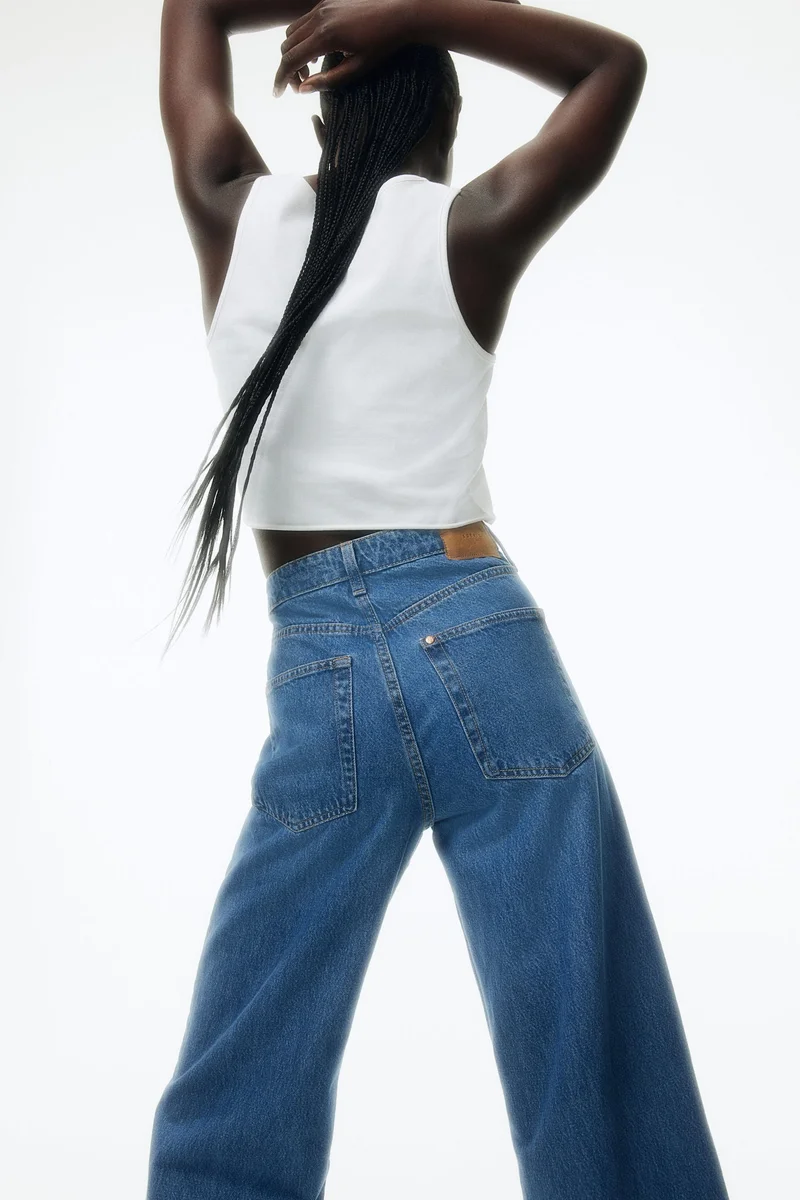 اتش اند ام Wide Ultra High Jeans