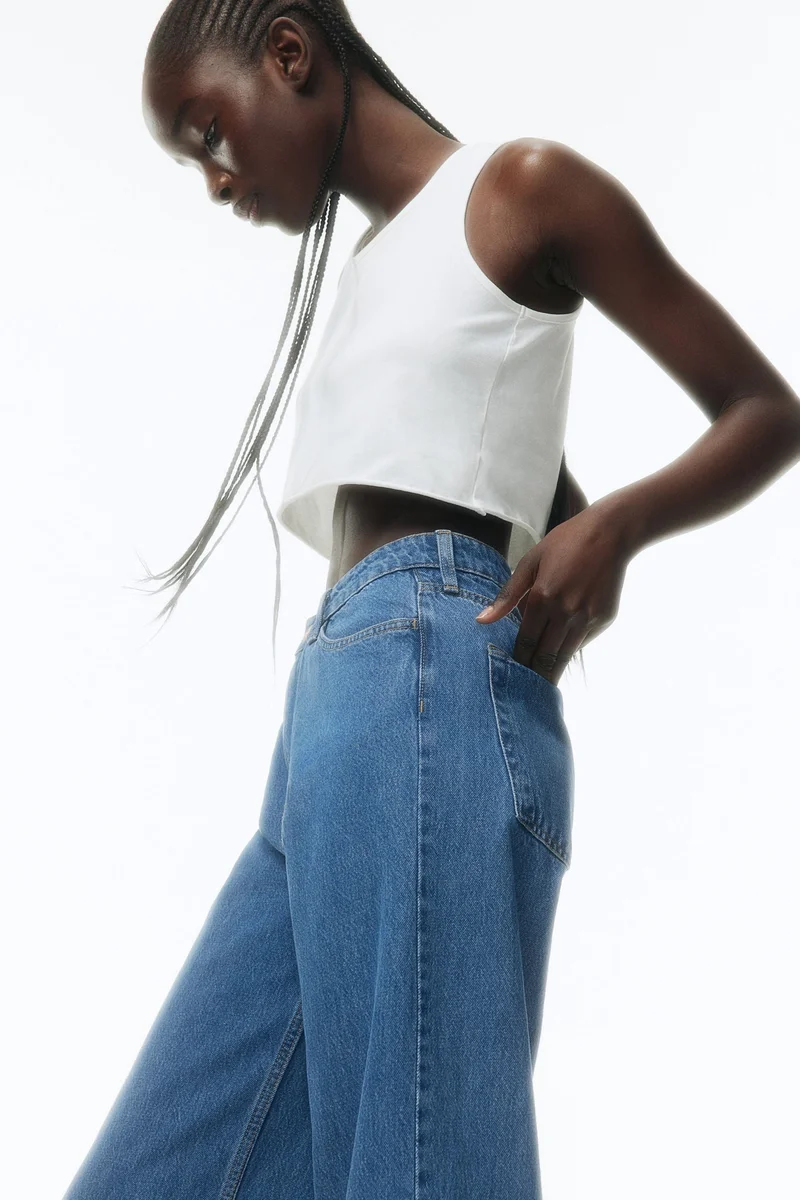 H&M Wide Ultra High Jeans