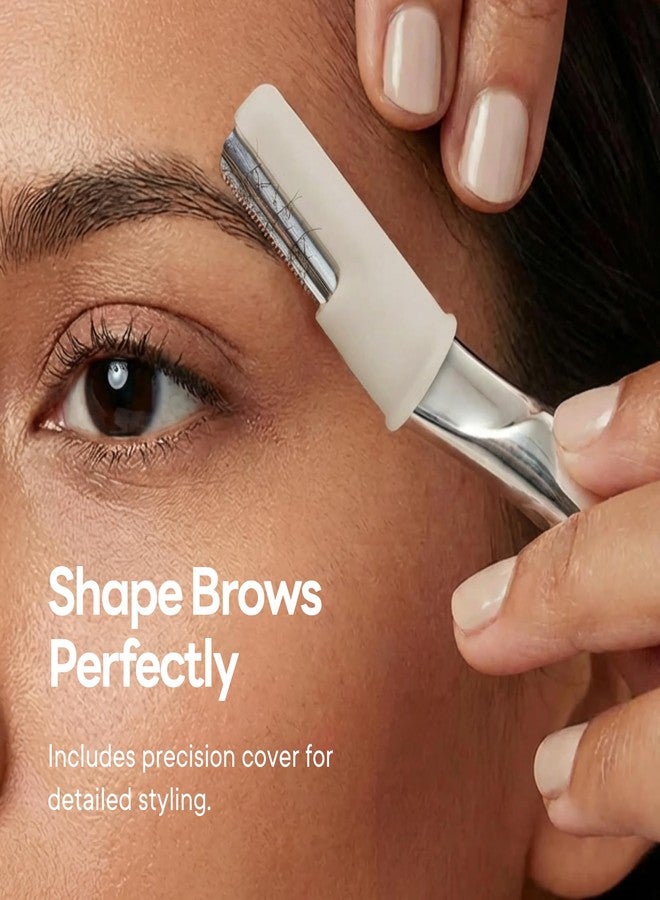 شفرات حلاقة الحواجب من CAVEEM، 10 شفرات بديلة لتشكيل الحواجب بدقة وإزالة شعر الوجه - Image 4