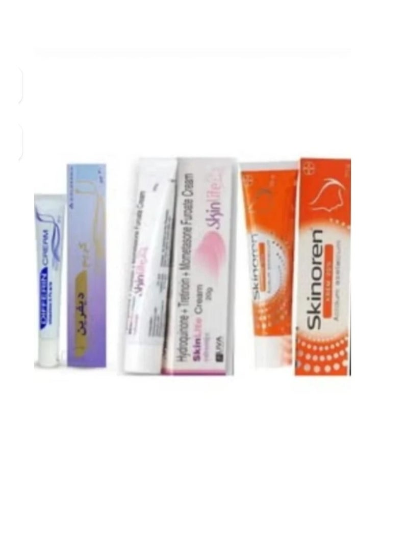 differin Skin care set of three pieces 