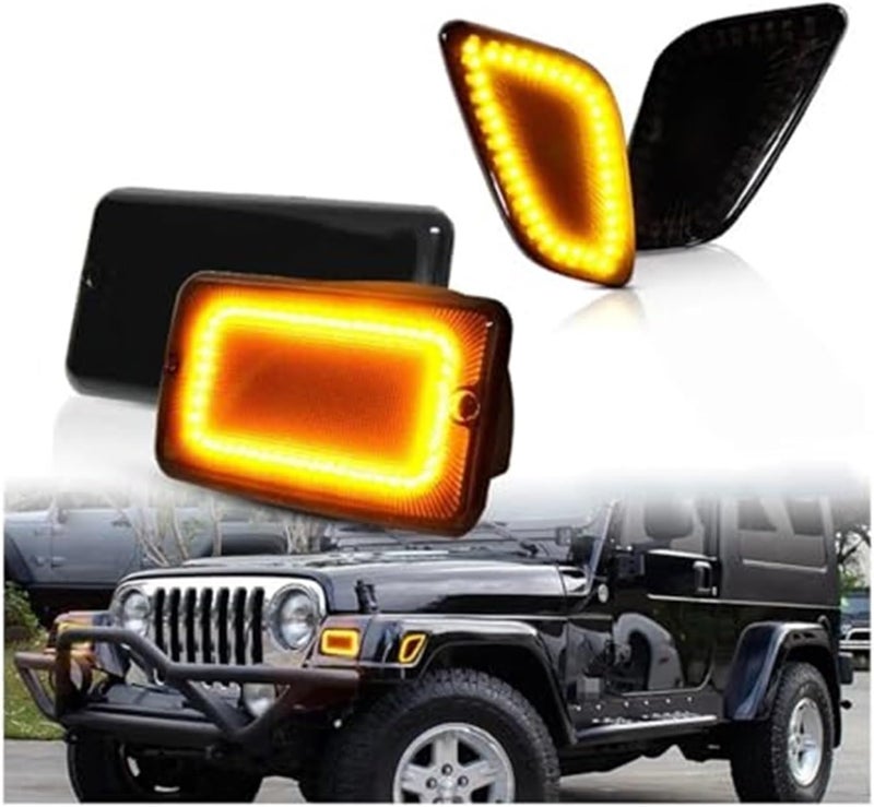 Wivplex LED Turn Signal Light Kit for Jeep Wrangler TJ - Image 2