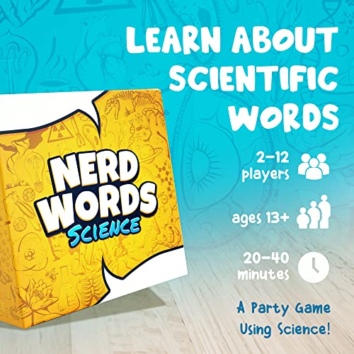 Genius Games Nerd Words: Science! | Group Games for Adults | Party Games for Families, Kids, Teens, Classrooms - Image 5