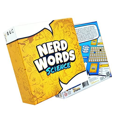 Genius Games Nerd Words: Science! | Group Games for Adults | Party Games for Families, Kids, Teens, Classrooms - Image 1