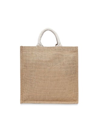 Laminated Jute Tote Bags with Gusset (Natural) Reusable Eco Friendly Shopping Bag (33.02 x 10.16 x 33.02 Cm) Set of 12 Pcs - pzsku/Z5D480C91F27E4AACEE8DZ/45/_/1682147885/596d1329-39d3-4b91-b764-c4a2daae5b52