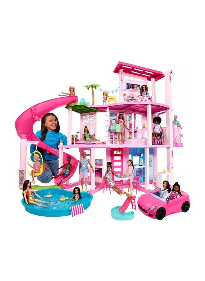 Barbie - Dreamhouse Pool Party Playset With 75+ Pieces - Image 1