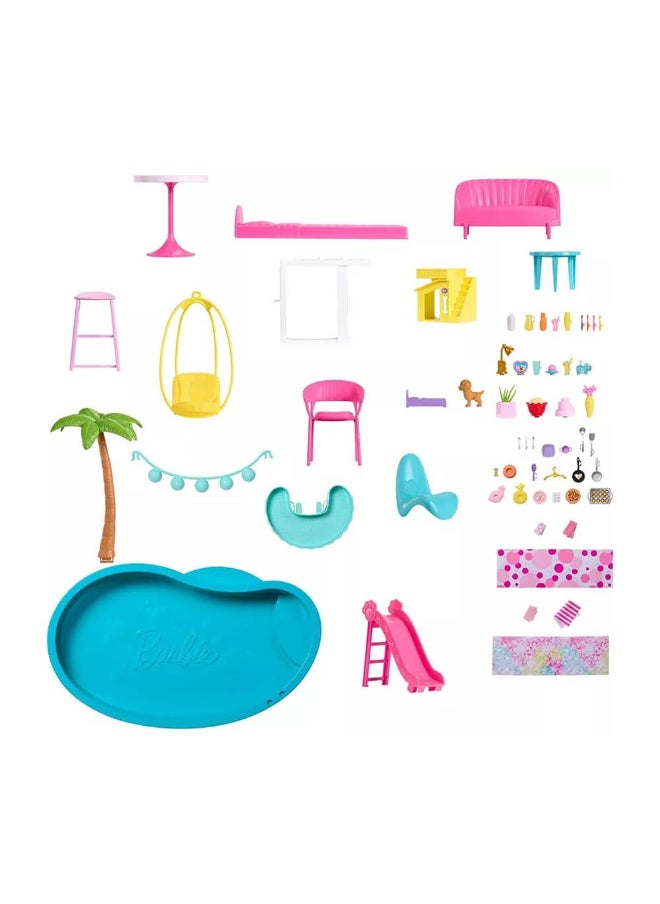Barbie - Dreamhouse Pool Party Playset With 75+ Pieces - Image 1