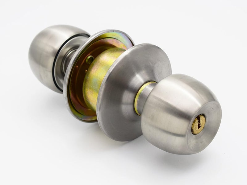 AV RAB Cylindrical Lock Stainless Steel Door Cylinder Lock for Main Doors Code Computer Key FinishMatt Pack of 1 Set Lock - Image 2