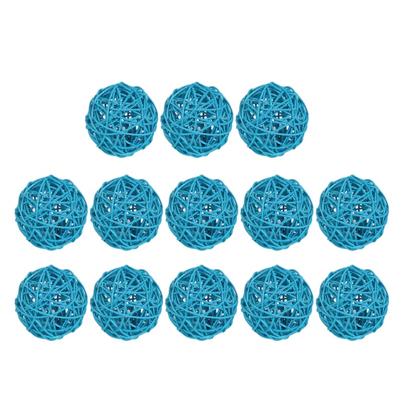 15pcs Wicker Rattan DIY Craft Decorative Hanging Simple Vine for Kindergarten Hotel Home (Sky- 5cm) - Image 2