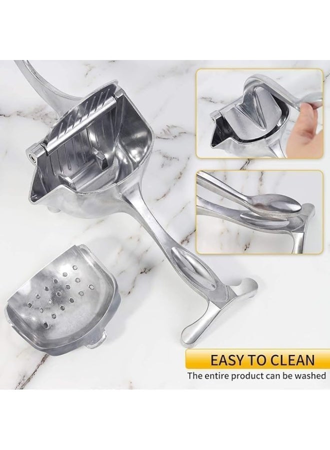 JAJEEK Manual Citrus Juicer with Steel Handle – Hand-Operated Press for Oranges, Lemons, and Other Citrus Fruits, Durable, Easy-to-Use Kitchen Tool for Fresh Juice - Image 3