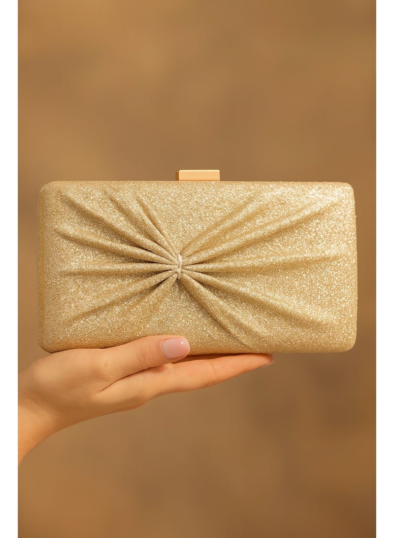 Women's Gold Evening Clutch – Sparkling Luxury Design for Parties & Weddings - Image 1