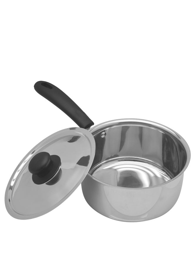 RAJ Aluminium Saucepan with Cover, Large - Image 3
