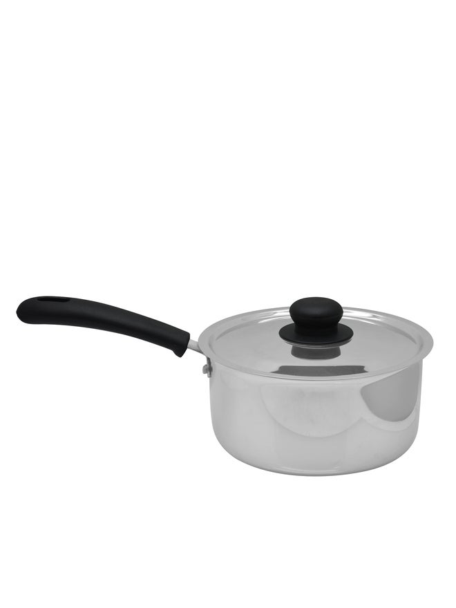 RAJ Aluminium Saucepan with Cover, Large - Image 2