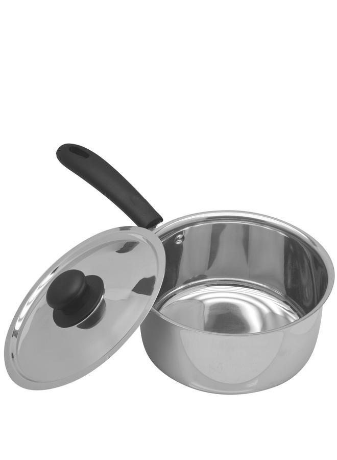 RAJ Aluminium Saucepan with Cover, Large - Image 3