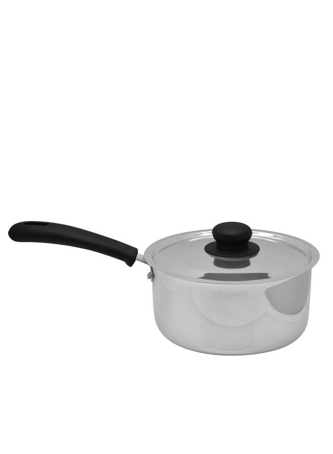 RAJ Aluminium Saucepan with Cover, Large - Image 2