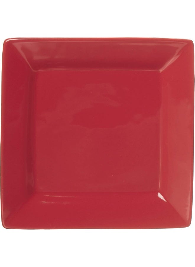 10 Strawberry Street Nova Square 16 pc Dinnerware Set Red - Image 3