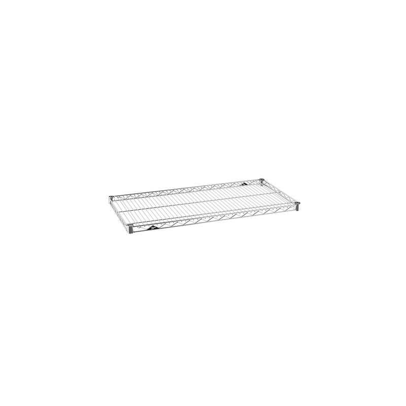 Super Erecta 1424NC Chrome Shelf - Industrial Metal Wire Shelving for Restaurants, Kitchens, Home and More - 14"W x 24"L, 800 lbs. Capacity - Includes 1 Wire Shelf, Split Sleeves - NSF Certified